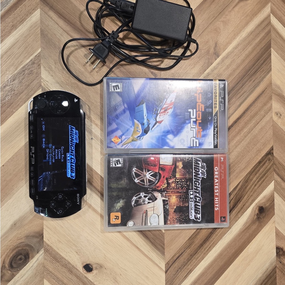 Sony PSP Handheld Console with 2 games - Black